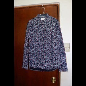 Level Ten Men's Floral Button Up